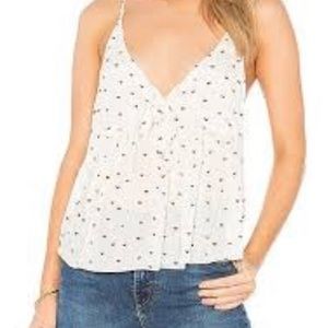 Free The People Intimately Riviera Romance cami size Medium white with hearts